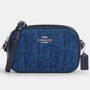 Coach Blue Denim & Navy Crossbody Bag